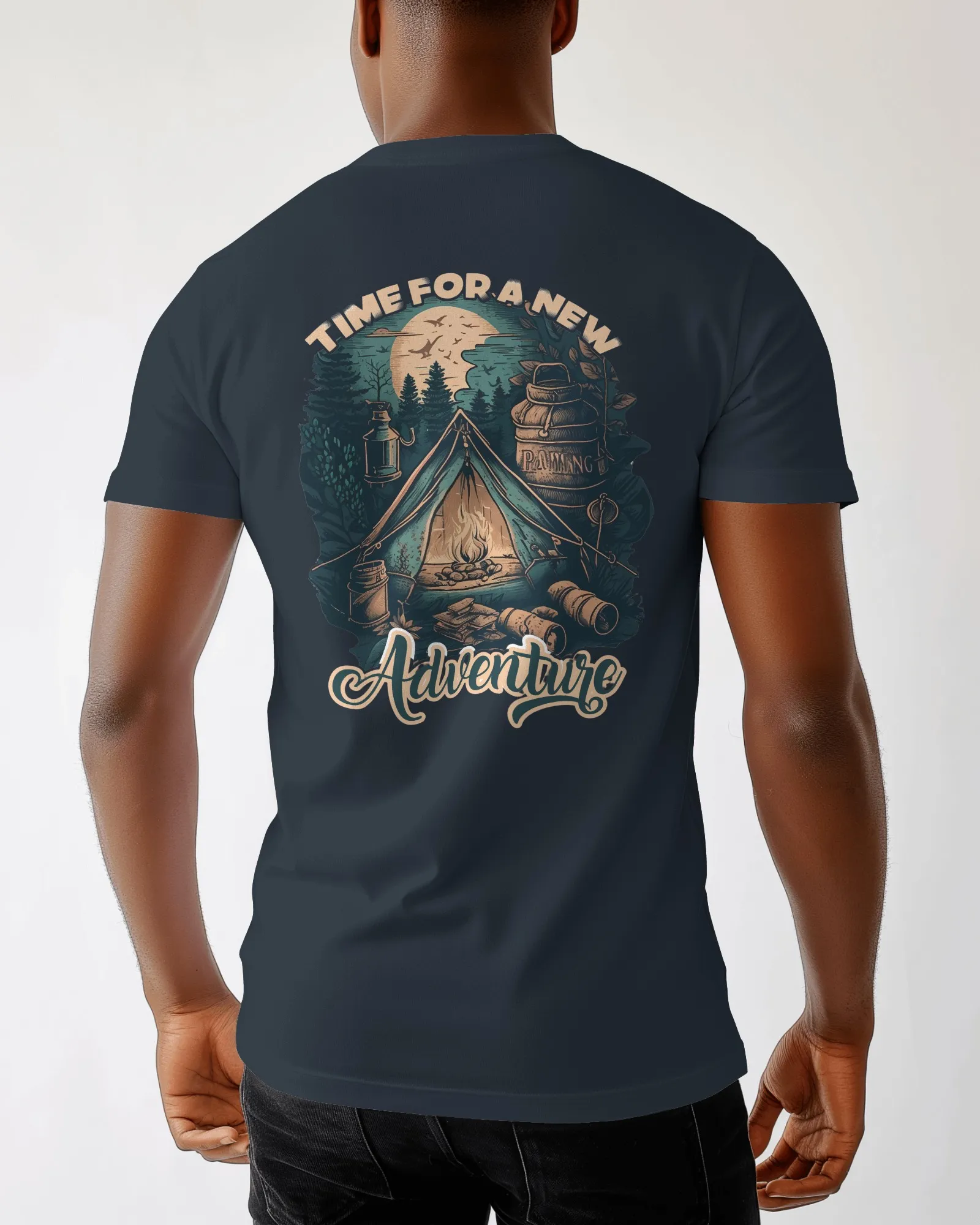 Time for a New Adventure || Premium Streetwear Supima Half T-shirt ||