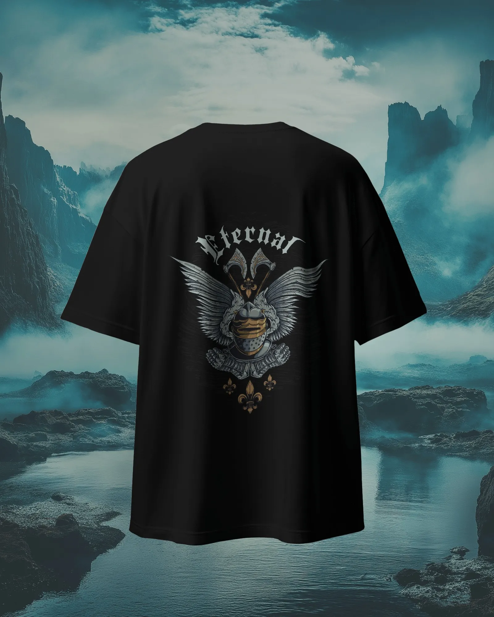 Timeless Knight || Premium Streetwear Oversized T-shirt || - Image 3