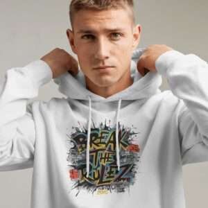 Break The Rulez || Premium Streetwear Hooded Sweatshirt ||