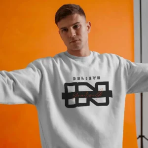 Believe In Yourself Quote || Premium Streetwear Oversized Sweatshirt ||