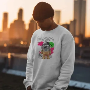 NASA Moonwalker Bear || Premium Streetwear Sweatshirt ||
