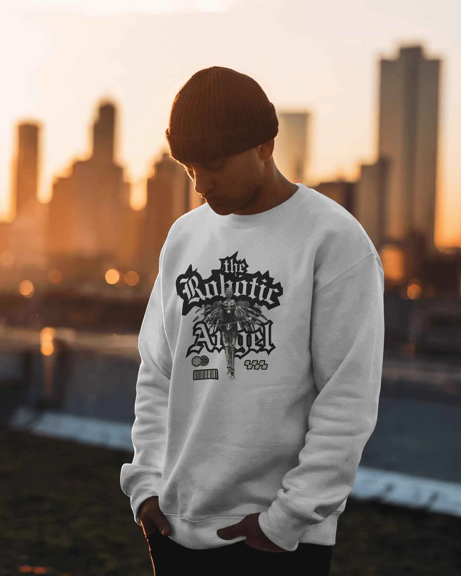 The Robotic Angel || Premium Streetwear Sweatshirt - Image 63