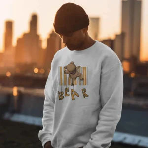 Barcode Bear Buddy || Premium Streetwear Sweatshirt ||