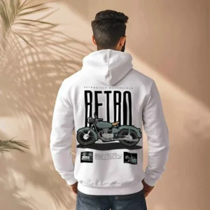 Morbi Maven Retro style Motor Bike Heavyweight Zip Hoodie