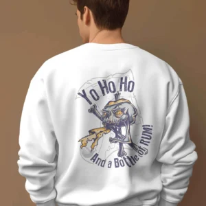 Skull Rum Raider Yo! Ho! Ho!! || Premium Streetwear Oversized Sweatshirt ||