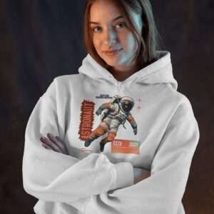 Astronauts ESTD 2025 || Premium Hooded Sweatshirt ||