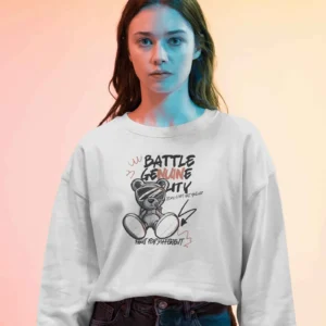 Battle Bear || Premium Streetwear Oversized Sweatshirt ||