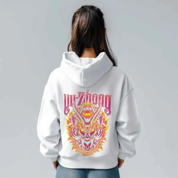 YuZhong Inferno || Premium streetwear Heavyweight Zip Hoodie ||