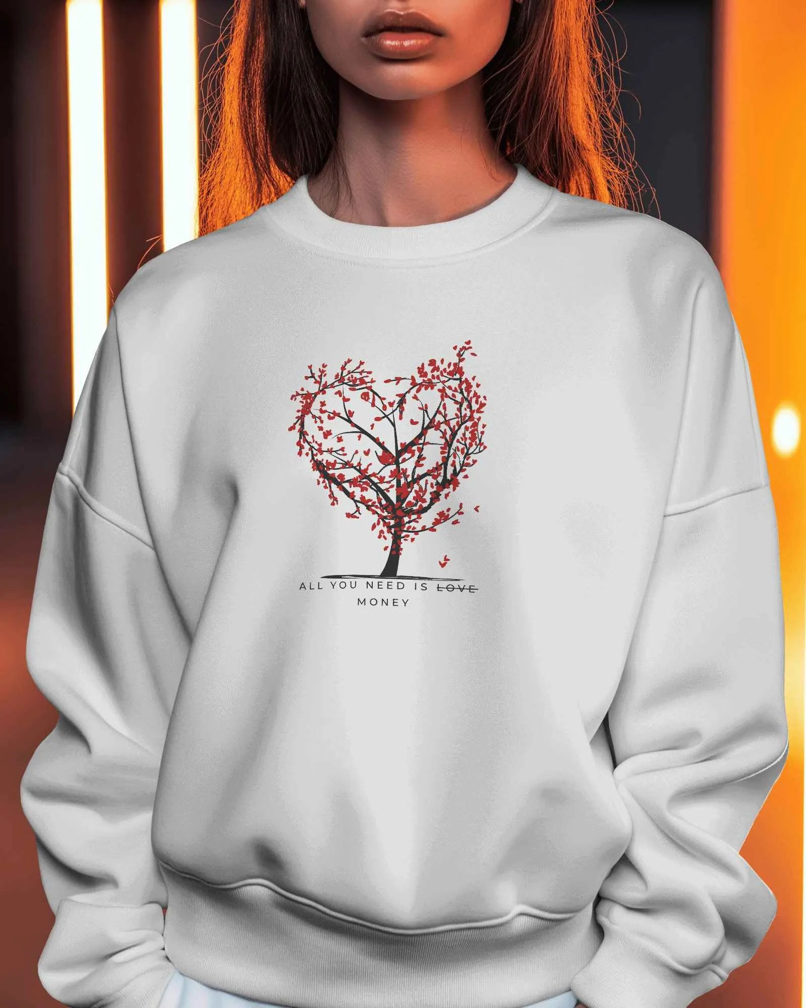 All You Need Is Money || Premium Streetwear Oversized Sweatshirt ||