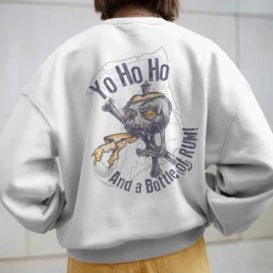Skull Rum Raider Yo! Ho! Ho!! || Premium Streetwear Oversized Sweatshirt ||