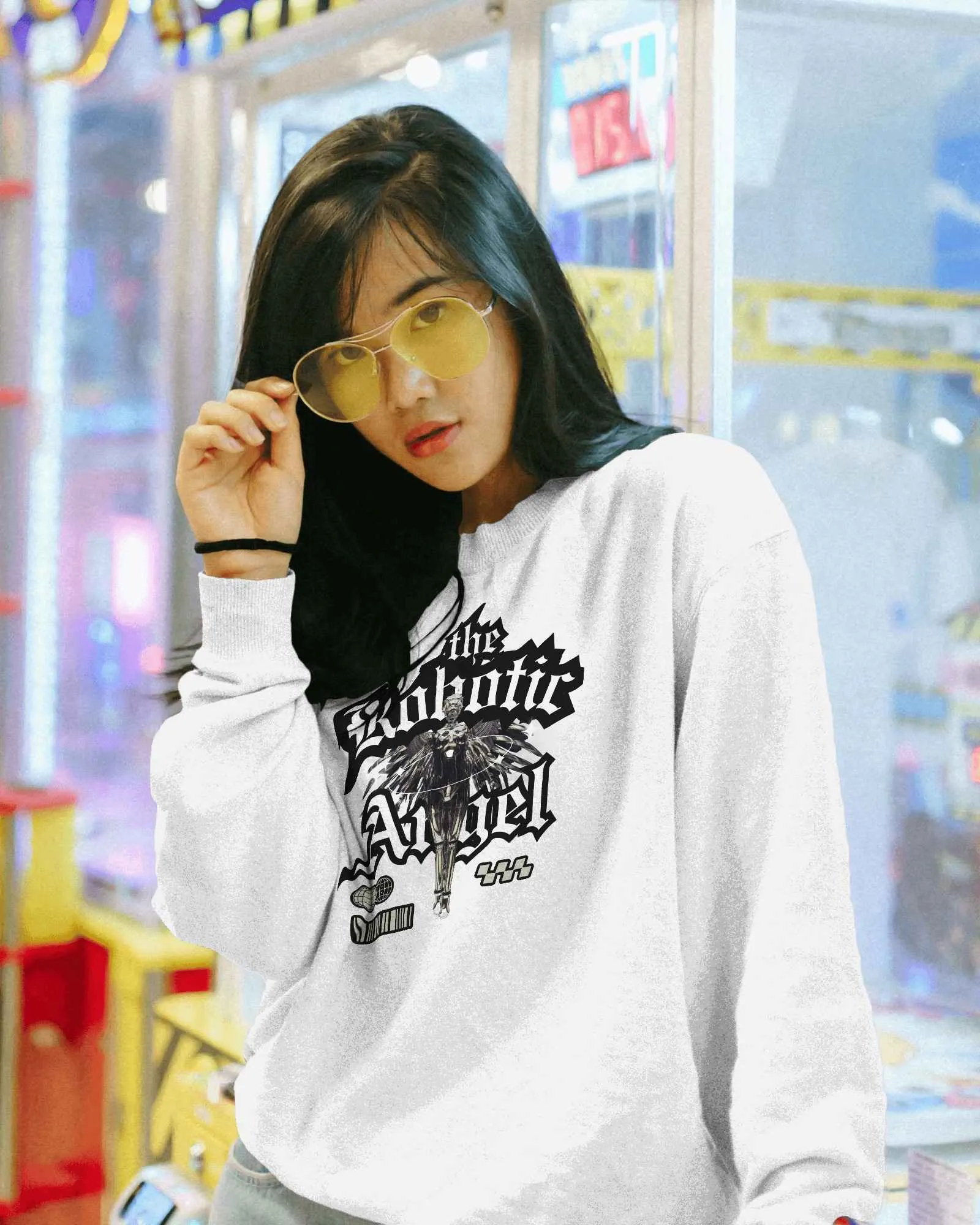 The Robotic Angel || Premium Streetwear Sweatshirt - Image 67