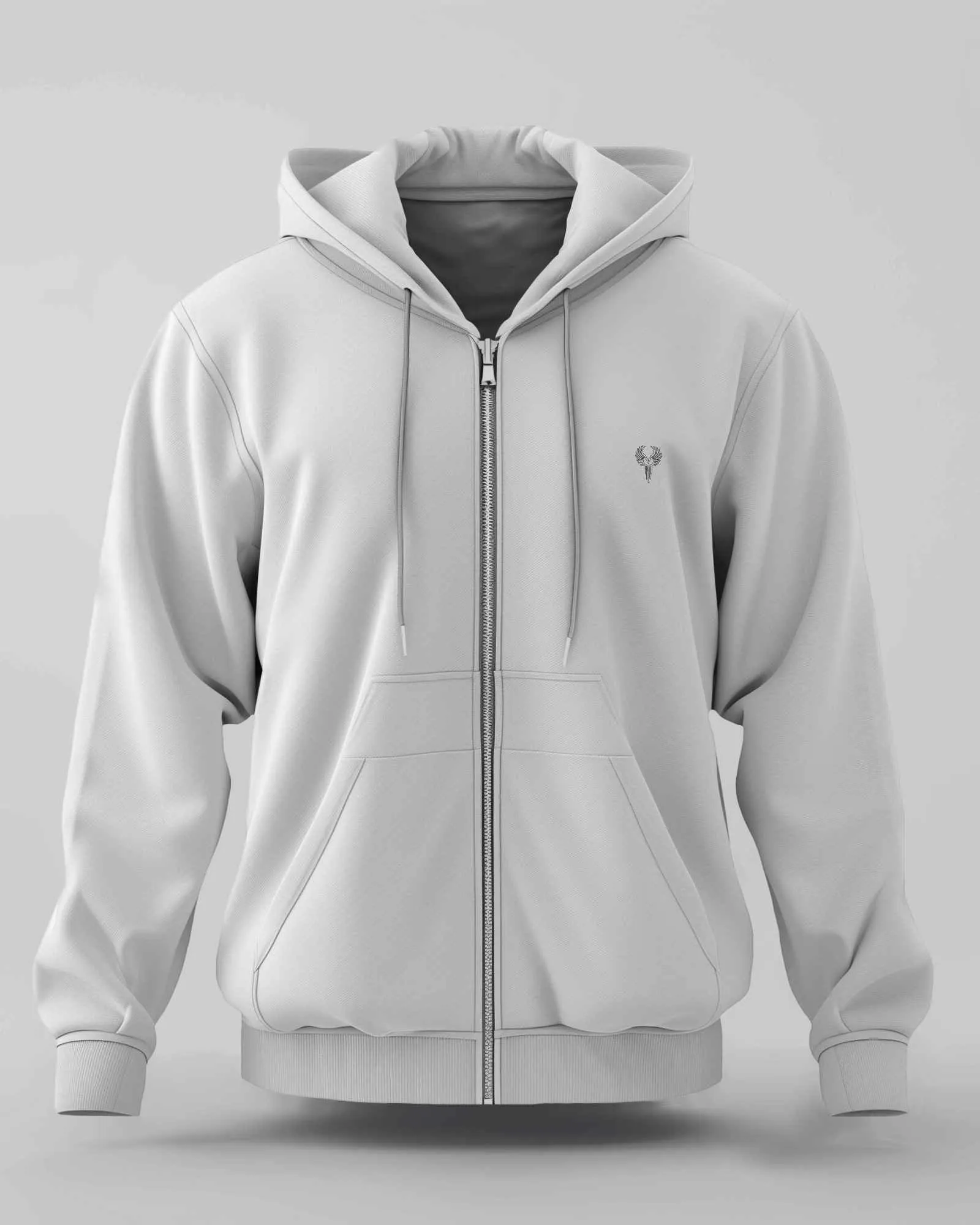 Defying Gravity With Skates || Premium Streetwear Heavyweight Zip Hoodie || - Image 12