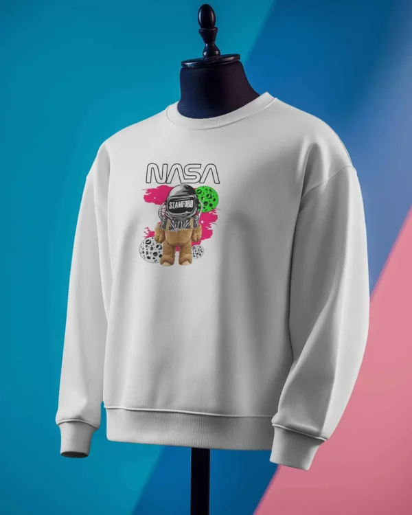 NASA Moonwalker Bear || Premium Streetwear Sweatshirt ||