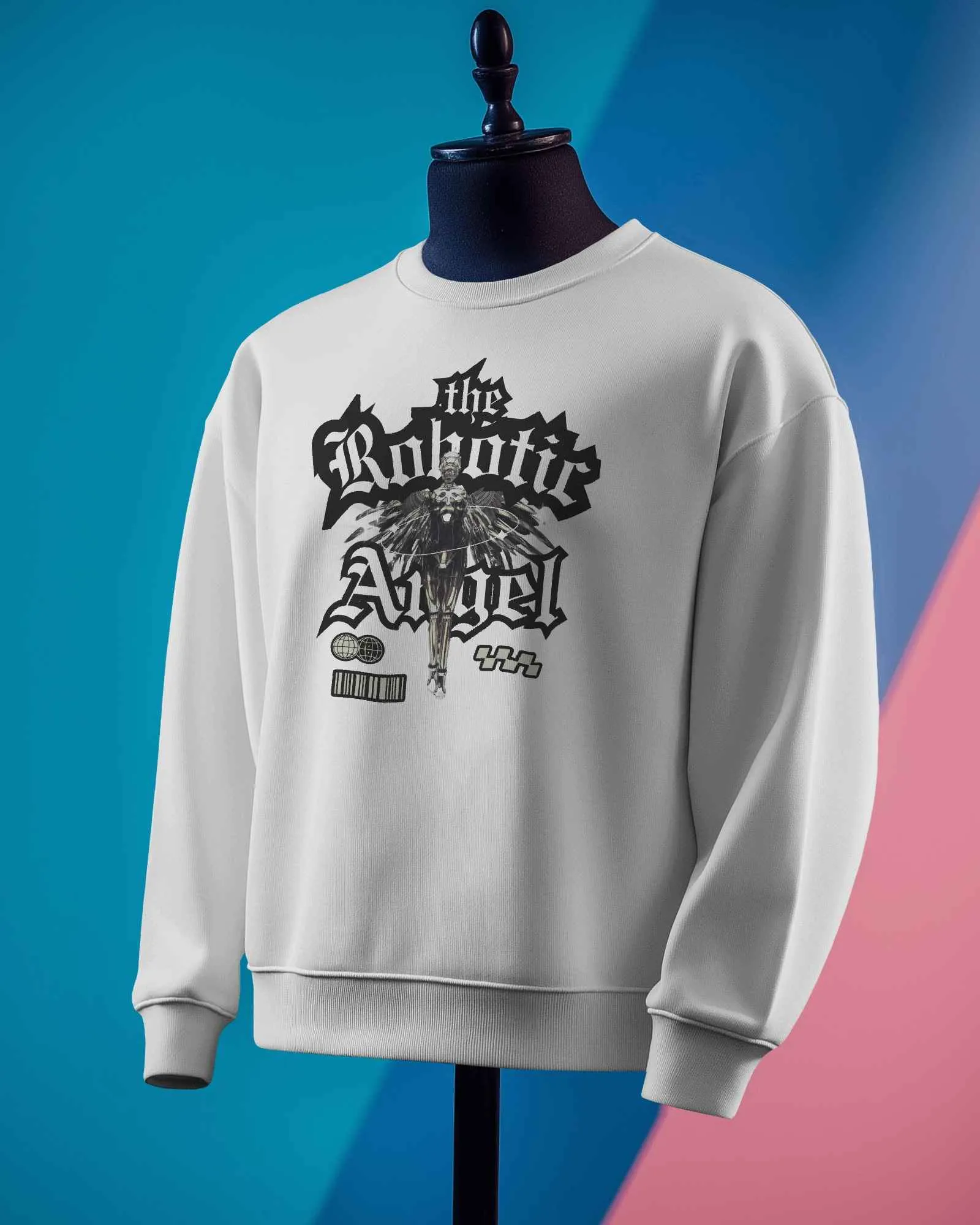 The Robotic Angel || Premium Streetwear Sweatshirt - Image 68