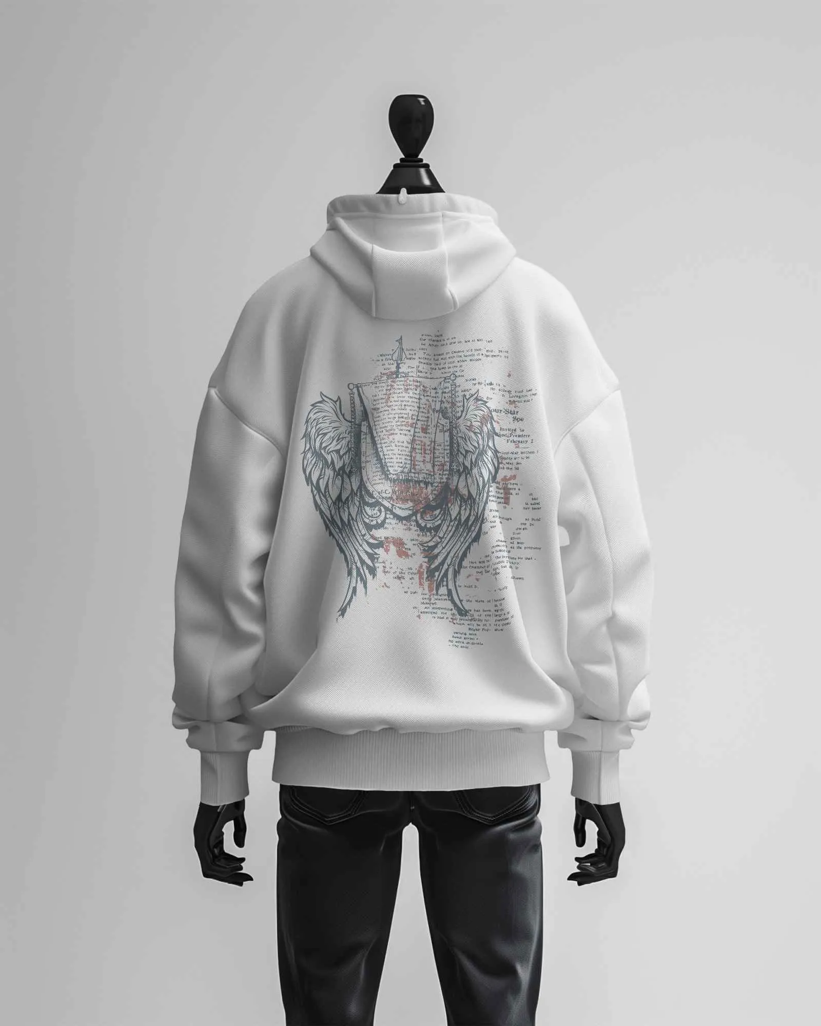 Ethereal Balance || Premium Streetwear Heavyweight Zip Hoodie || - Image 14