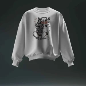 Battle Bear || Premium Streetwear Oversized Sweatshirt ||