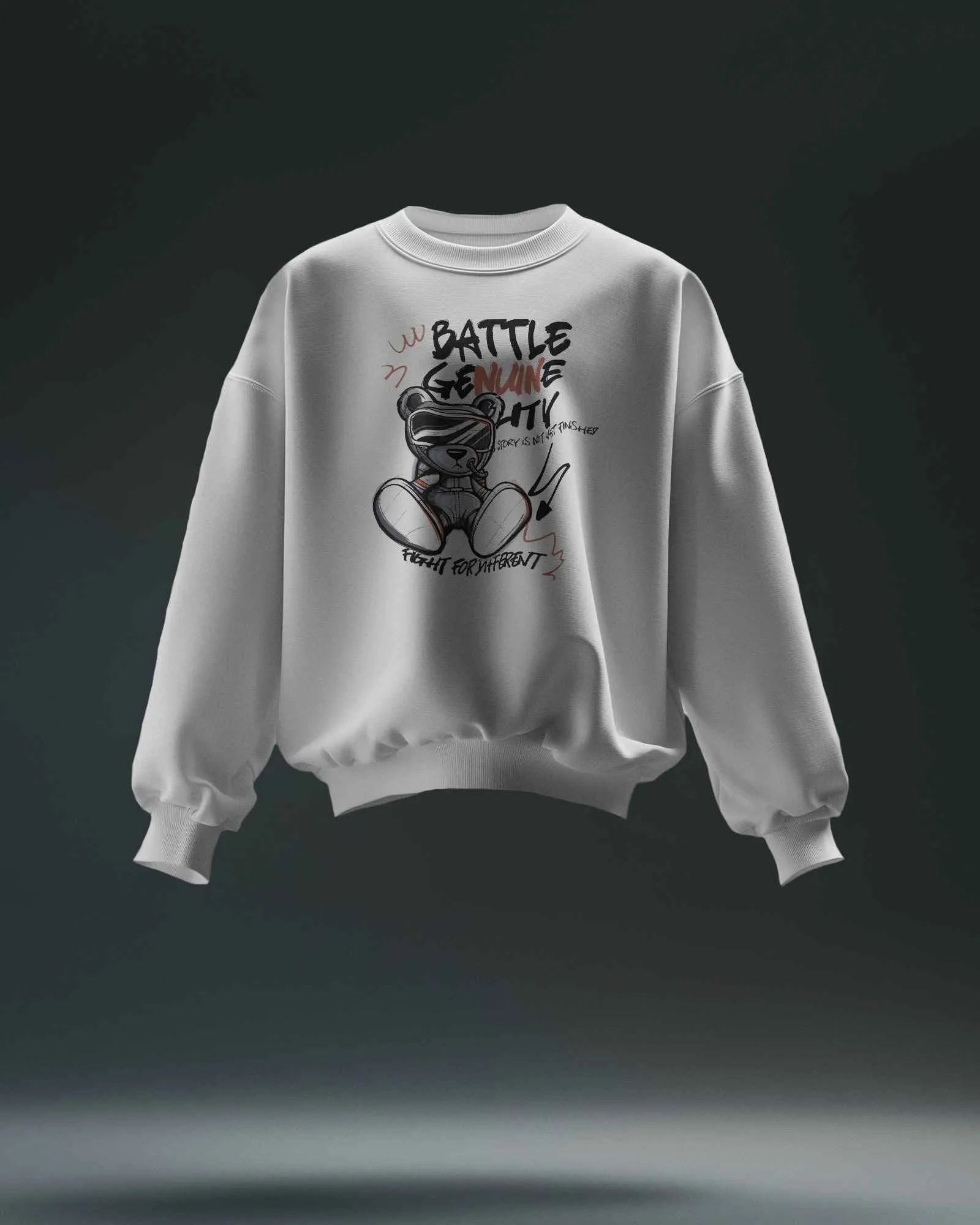 Battle Bear || Premium Streetwear Oversized Sweatshirt || - Image 42