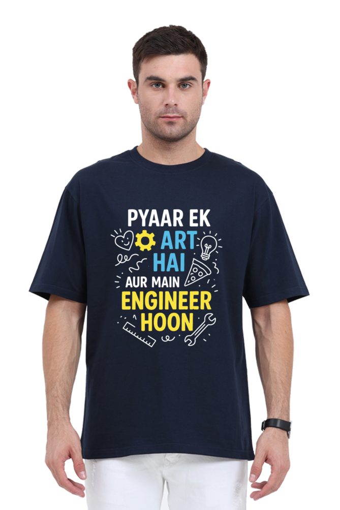Engineer Swag -- Pyaar vs Engineer || Premium Streetwear Oversized T-shirt ||