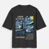 Van Gogh 1889 – Starry Night Collage || Premium Streetwear Oversized T-shirt ||